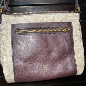 Crossbody fossil handbag